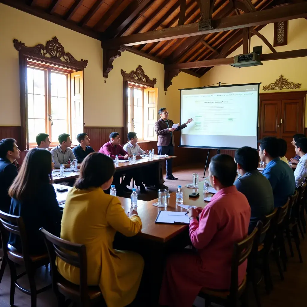 Team working together